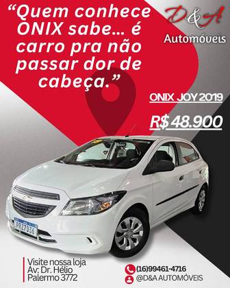 CHEVROLET ONIX 1.0 MPFI JOY 8V FLEX 4P MANUAL
